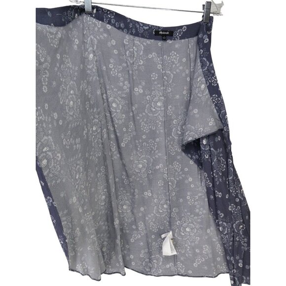 Madewell Wrap Midi Skirt Size 6 Floral Boho Cottage ($108)‎ - Picture 10 of 14
